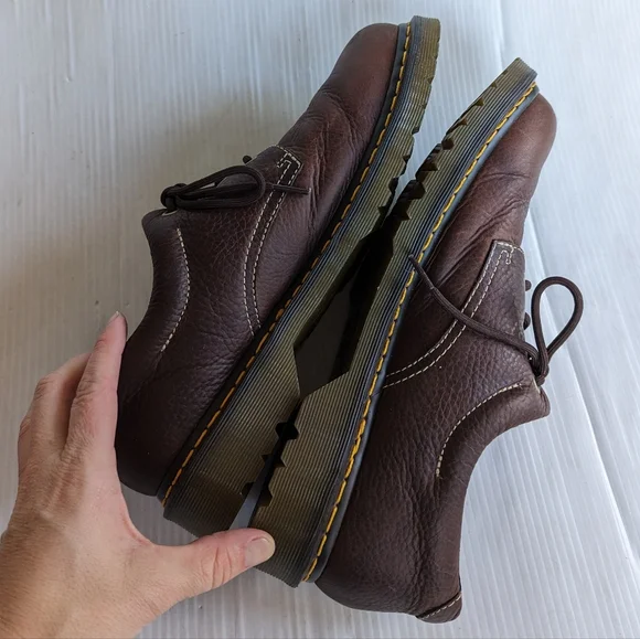 DOC MARTENS Boston men\'s brown leather oxford loafers Casual Dress Shoes Dr. Martens | Shoes | Doc Martens Boston Mens Brown Leather  main image 4